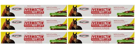 durvet ivermectin dewormer paste  horses  doses  oz ebay