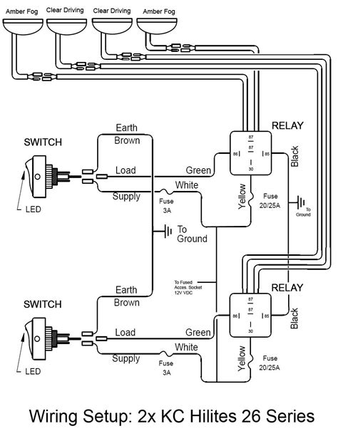 elegant kc light wiring diagram