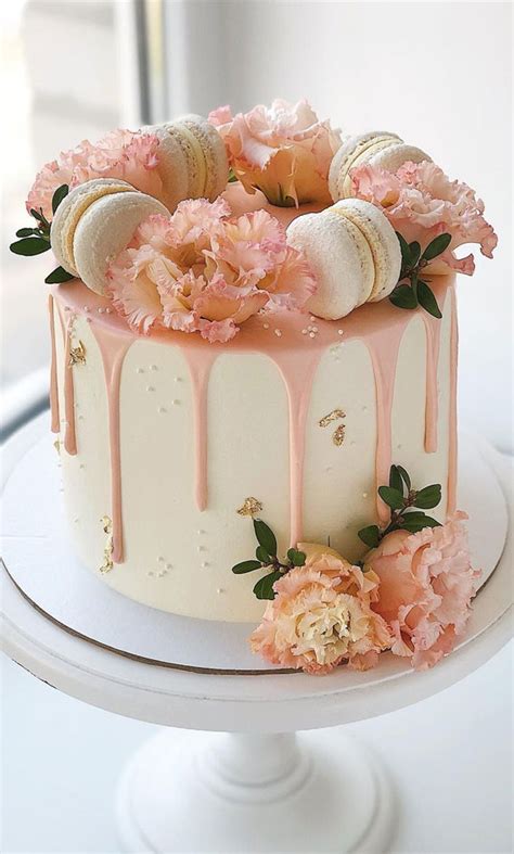 cute cake ideas    celebration  pretty peach cake