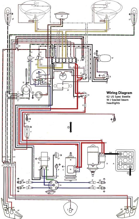 vw beetle turn signal wiring diagram wiring diagram