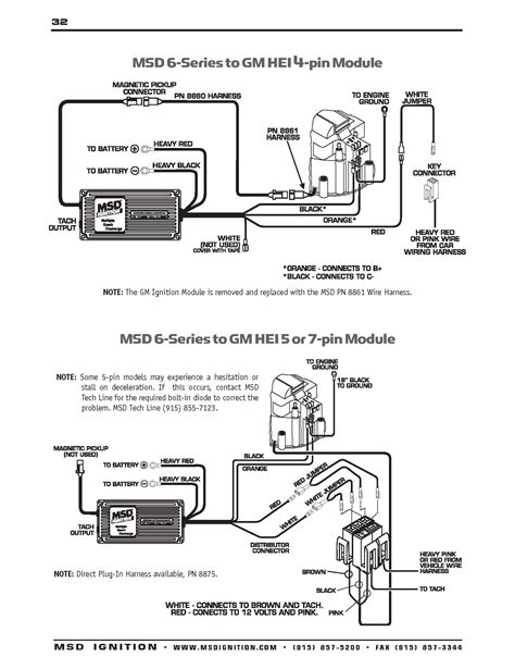 mallory  msd distributor wiring diagram