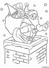 Coloring Pages Christmas Santa Book sketch template