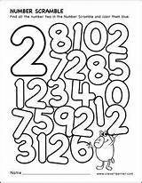 Number Scramble Activities Math Preschool Numbers Worksheet Worksheets Kindergarten Colouring Visit Matematicas Cleverlearner Guardado Desde sketch template
