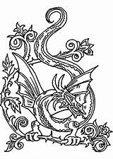 Sant Jordi 2975 Teahub Mandala Drache Serenity Celtic Ausmalbilder Mandalas sketch template