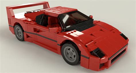 lego sports car  model turbosquid