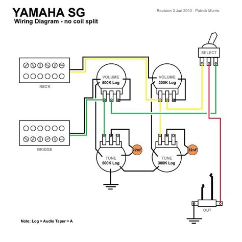 epiphone guitar wiring diagram