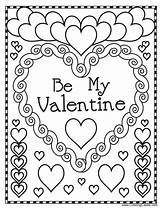 Pages Valentines Coloring Printable Boys Getcolorings sketch template