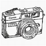 Camera Vintage Canon Stickers Drawing Coloring Pages Canonet Ql17 Giii Sticker Cameras Bucket Paint Clipartmag Photoshop Redbubble Antique Tool sketch template