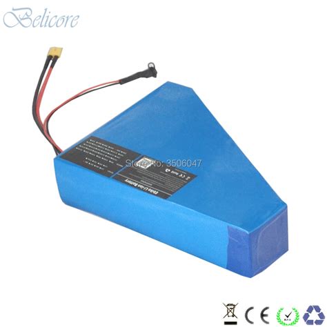 volt lithium ion  bike battery  ah triangle type fat tire electric bike battery