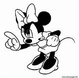 Minnie Mouse Coloring Pages Angry Printable Disney Color Mad Minni Book Kids sketch template