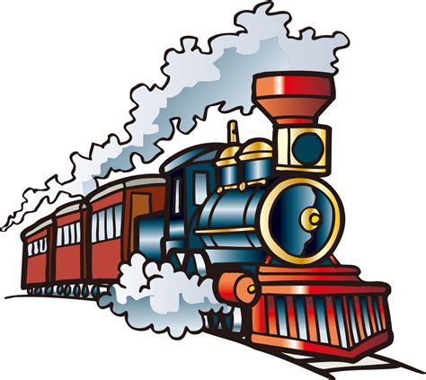 Train Cartoon Png Locomotive Vector Old Train Front Clipart Image