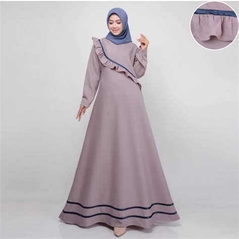 gaun pesta muslimah model baju gamis pesta terbaru  wanita