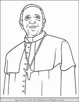 Pope Francis Thecatholickid Catechism Saints sketch template