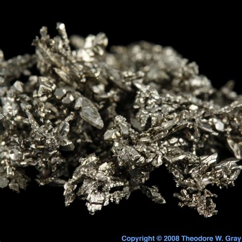 gas phase titanium crystals  sample   element titanium