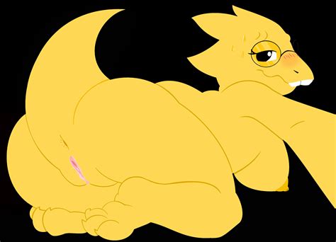 Rule 34 All Fours Alphys Anthro Anus Ass Big Breasts Blush Breasts