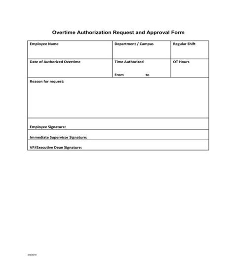 sample employee authorization form  word   formats images