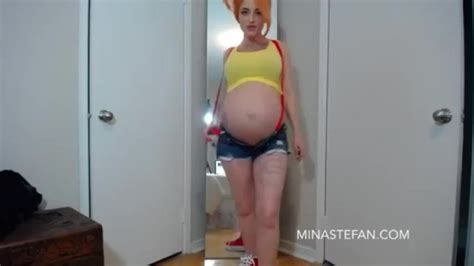 Pregnant Misty Cosplay And Dance