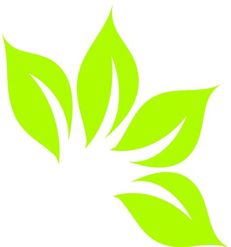leaf icon vector clipart