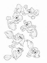 Seaponies Colo sketch template