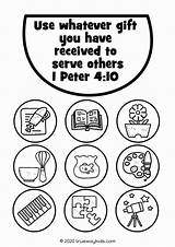 Talents Parable Coloring Activity Kids Bible Craft Pages Colouring Need sketch template