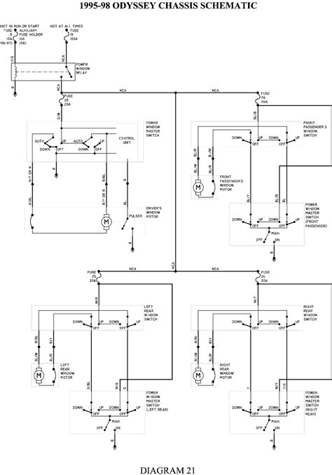 honda odyssey headlight wiring diagram wiring diagram