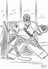 Coloring Henrik Goalie Lundqvist Nhl Avalanche Canadiens Supercoloring Sabres Gratuit sketch template