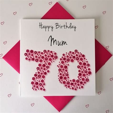 happy  birthday mum card etsy norway