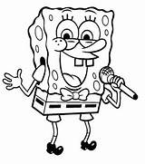 Coloring Spongebob Pages Karaoke Bob Sponge Para Printable Cartoon Esponja Dibujos Colorear Sheets Print Drawings Disney sketch template