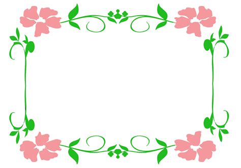 flower borders  frames