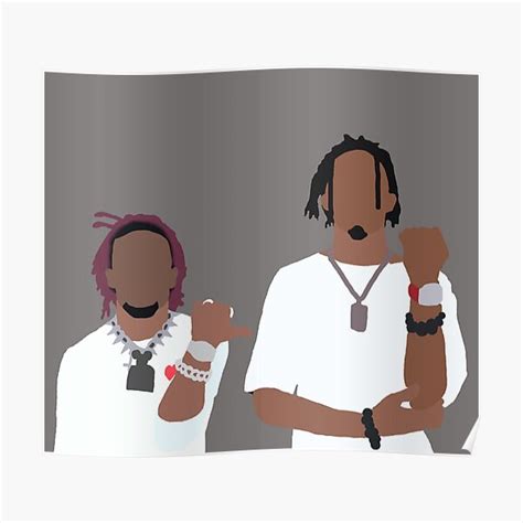 Lil Uzi Vert Collage Posters Redbubble