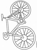 Coloring Pages Bicycle Kids Printable Bright Colors Favorite Choose Color sketch template