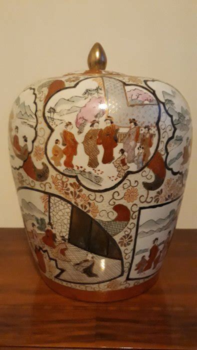 vase porcelaine satsuma grote gemberpot japon catawiki