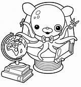 Octonauts Coloring Pages Professor Kids sketch template
