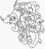 Coloring Pages Kids Bears Gummi Coloringpagesabc sketch template