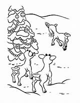 Rudolph Coloring Pages Printable Friends Color Christmas Print Kids Reindeer Santa Bestcoloringpagesforkids Hellokids Online sketch template