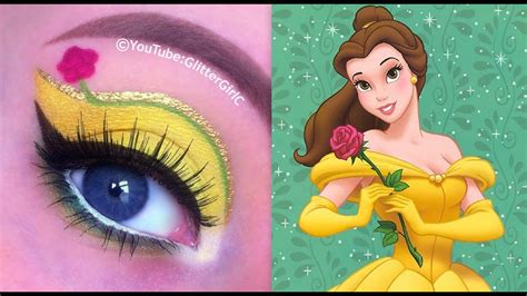 disney s princess belle makeup tutorial youtube