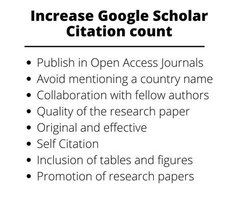 ways  increase google scholar citation count phdtalks
