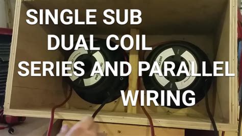 subwoofer parallel wiring