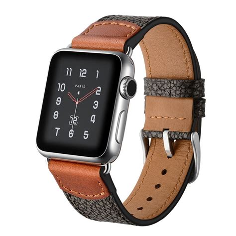 leather strap mm  apple  bands mm mm iwatch series  mm watchband stone