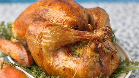 roast turkey with herb butter