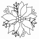 Coloring Poinsettia Christmas Pages Beautiful National Decor Flower Printable Flowers Color Visit Print Patterns Tsgos Kids sketch template