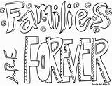 Family Coloring Pages Getcolorings Quote Print sketch template