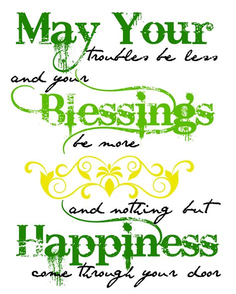 irish blessing printables printable word searches