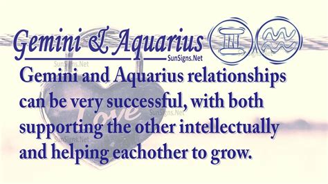 Gemini Aquarius Partners For Life In Love Or Hate Compatibility And