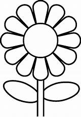 Coloring Preschool Pages Printable Flower Kids Read Sunflower Daisy sketch template
