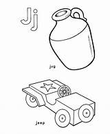 Coloring Pages Letter Alphabet Jug Abc Jj Jeep Color Activity Print Honkingdonkey Sheets Primary Sheet Hebrew Popular Getdrawings Drawing Student sketch template