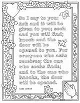 Luke Coloring Pages Color Kids Bible Print Colouring Sheets Ask Activities Christian Uploaded User Printable Choose Board sketch template
