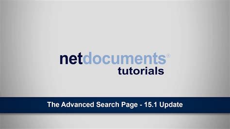 advanced search page  update ndtutorials youtube