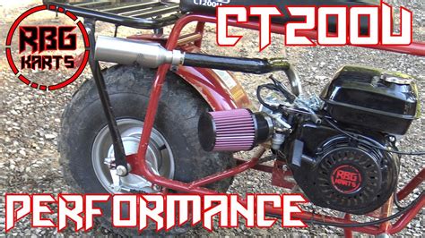 coleman ctu performance parts install review mini bike monday youtube