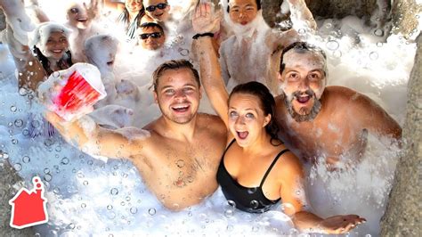 Bubble Bath Hot Tub Party Prank Crazy Music Video Bts